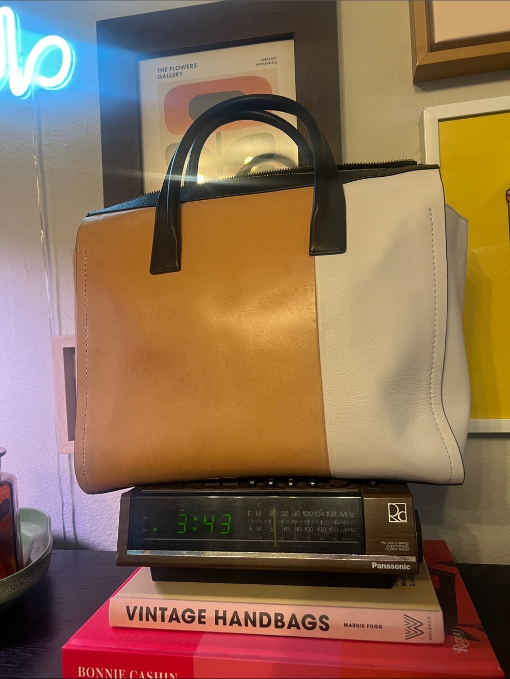 Coach Bleecker Colorblock Carryall Riley - Picture 5 of 10